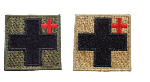 Lot ecusson croix medic armee - lot,