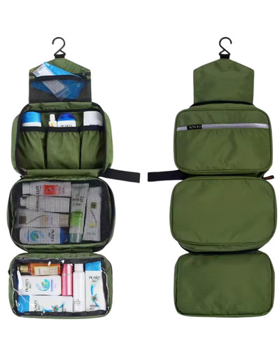 Trousse toilette vert - trousse,